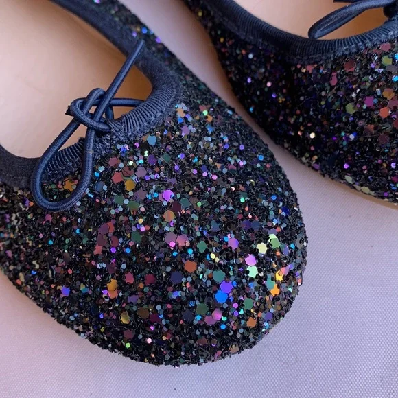 Bloch Navy sparkle ballet dress shoes size 3.5 - Picture 5 of 12